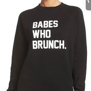 Brunette The Label “Babes Who Brunch” crewneck
